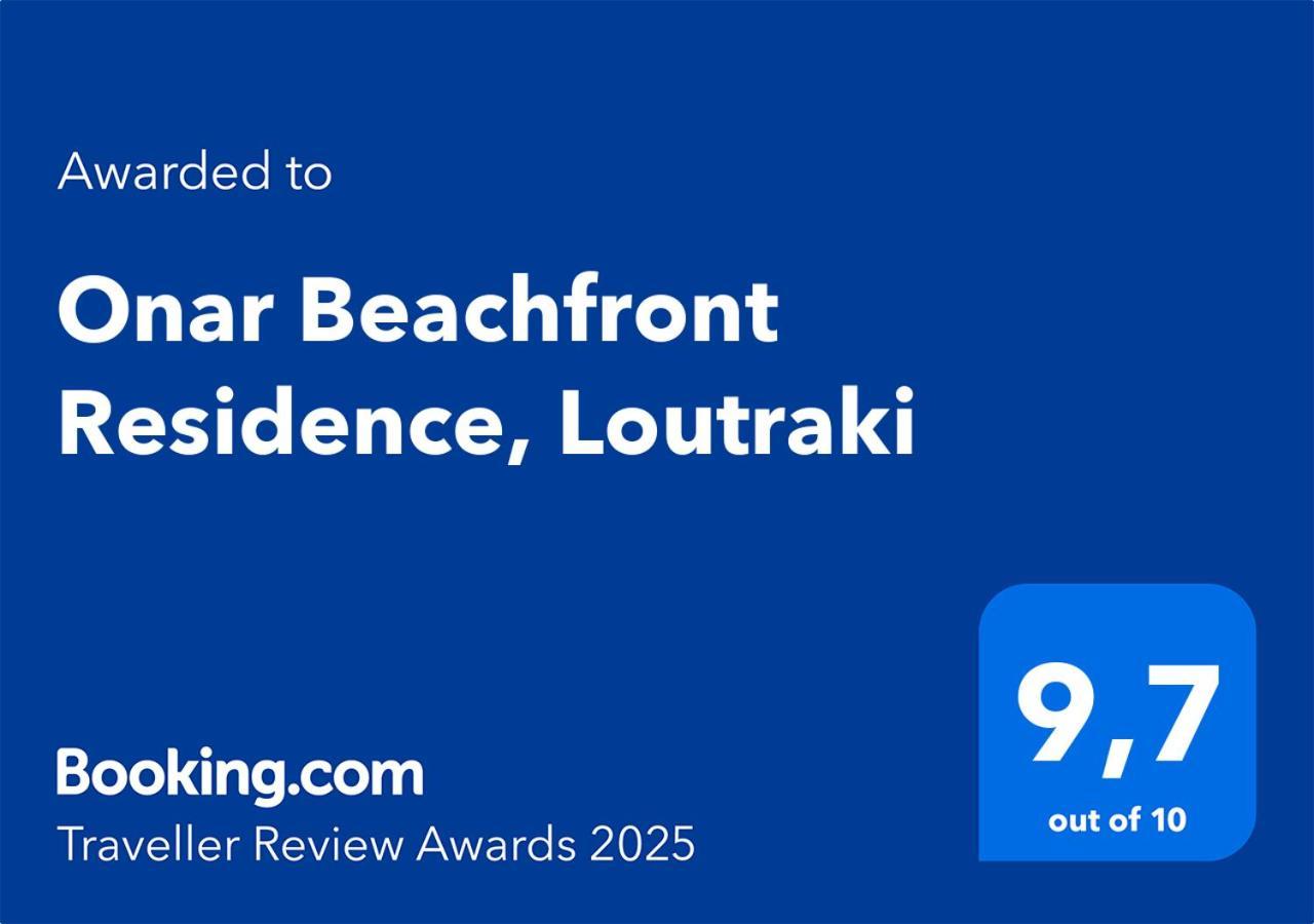 Onar Beachfront Residence, Loutraki エクステリア 写真
